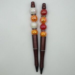 Beaded Pen Handmade Set of 2 Pens